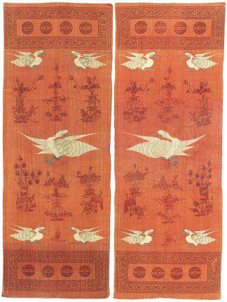 Rare Pair Of Mongolian Kilims