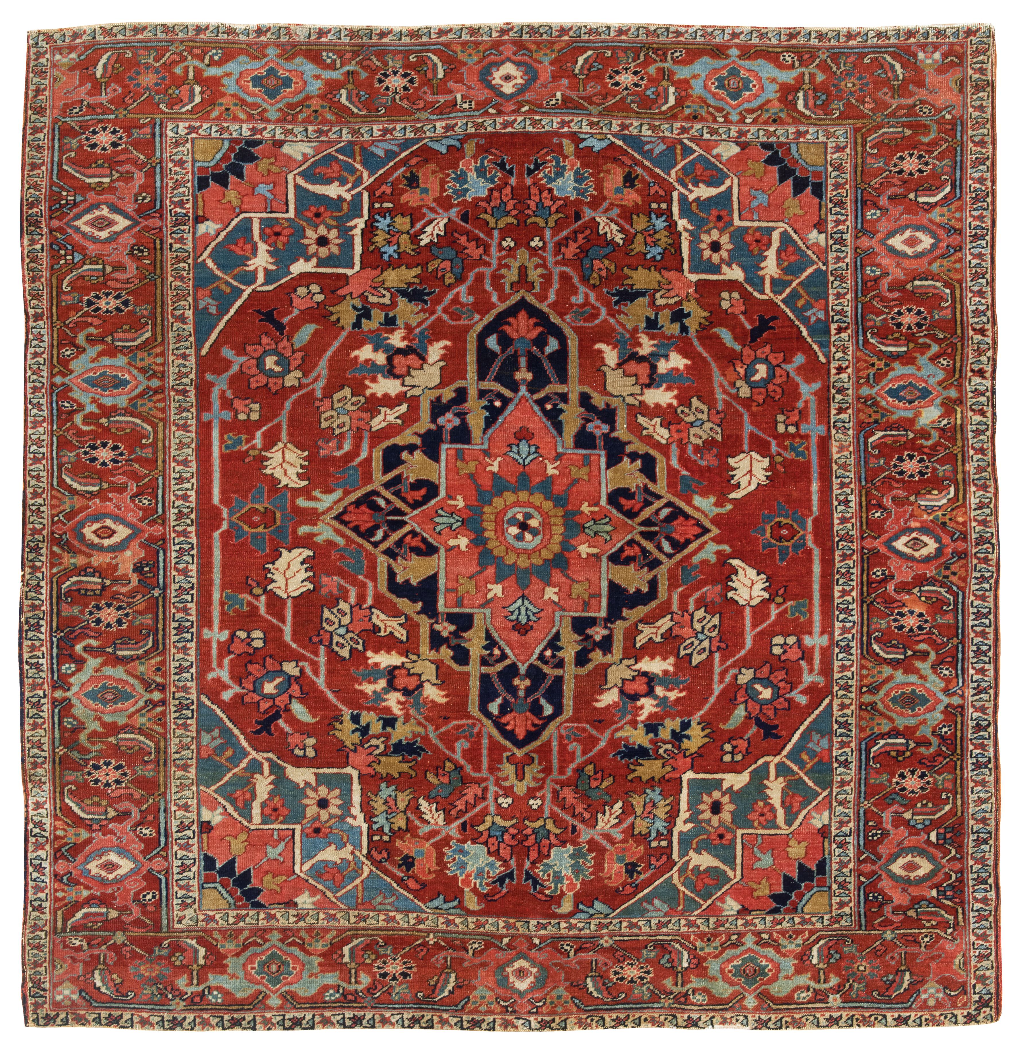 Small Square Heriz Serapi