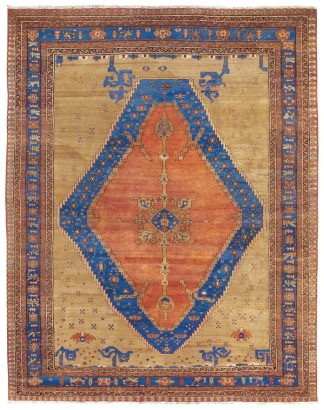 Camel Wool Stunning Antique Bakhshayesh Carpet