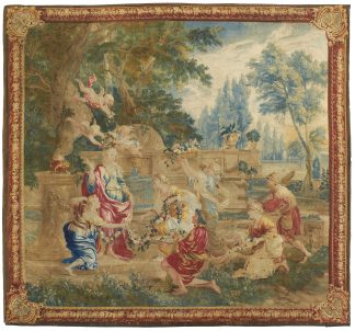 Rare Bruxelles Tapestry By Albert Auwercx