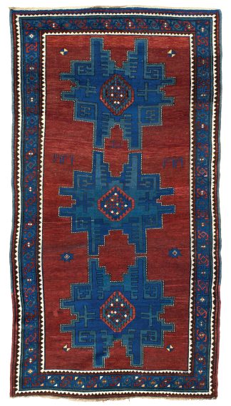 Gorgeous Signed And Dated Kazak