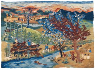 Stunning Wissa Wassef Tapestry By Ashour Messelhi